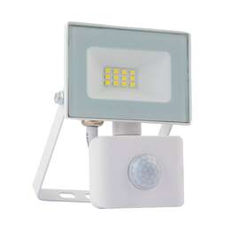 Naświetlacz LED 10W z czujnikiem ruchu biały