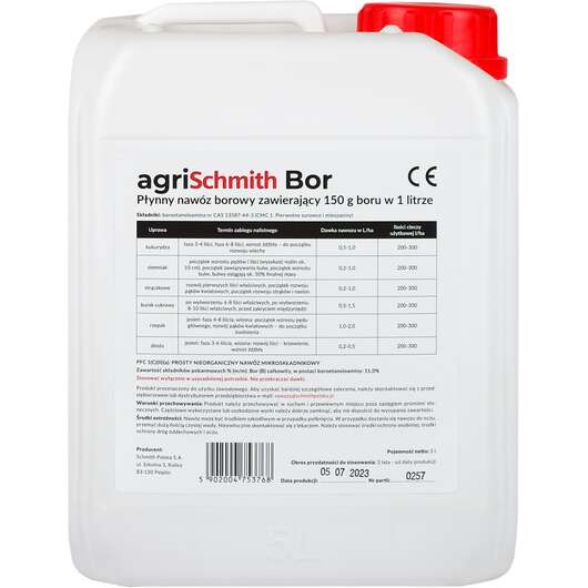 Płynny nawóz borowy agriSchmith Bor 5 l, 4 image