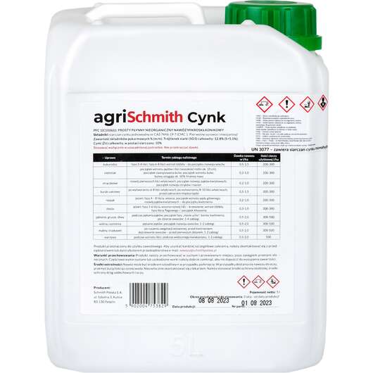 Płynny nawóz cynkowy ​agriSchmith Cynk a’ 5 l, 2 image