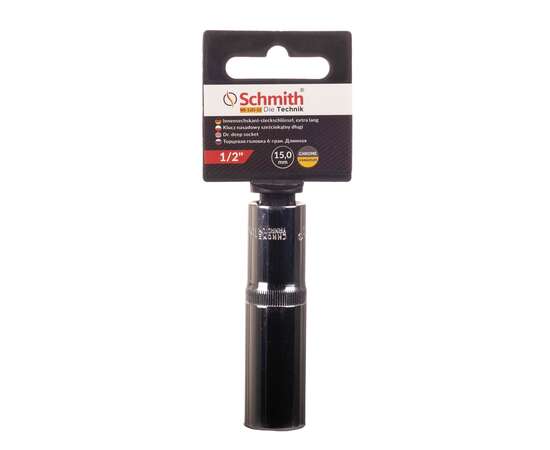 Klucz nasadowy sześciokątny długi 1/2" 15 mm Schmith