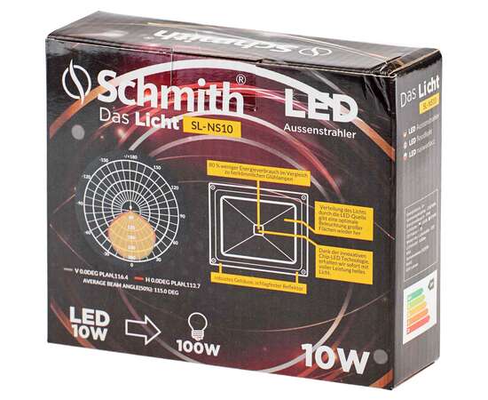Naświetlacz LED SLIM 10W Schmith