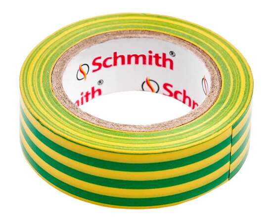 Taśma izolacyjna żółto-zielona 10m Schmith