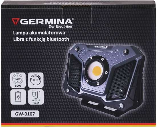 Lampa akumulatorowa Libra z funkcją bluetooth - GERMINA Schmith