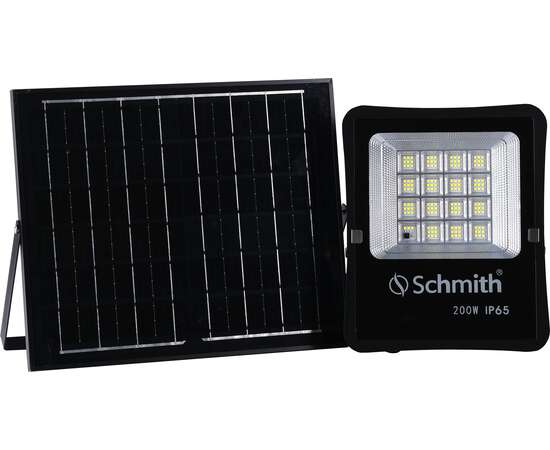 Lampa LED z panelem solarnym 200W Schmith
