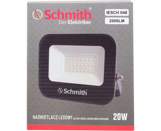 Naświetlacz LED 20W 2000lm Schmith