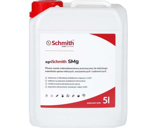 Płynny nawóz makroskładnikowy SMg ​agriSchmith SMg a' 5l Schmith